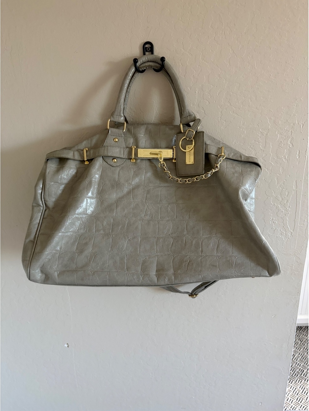 Steve Madden Croc duffle bag